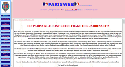 Desktop Screenshot of parisweb.hanno-fellmann.de